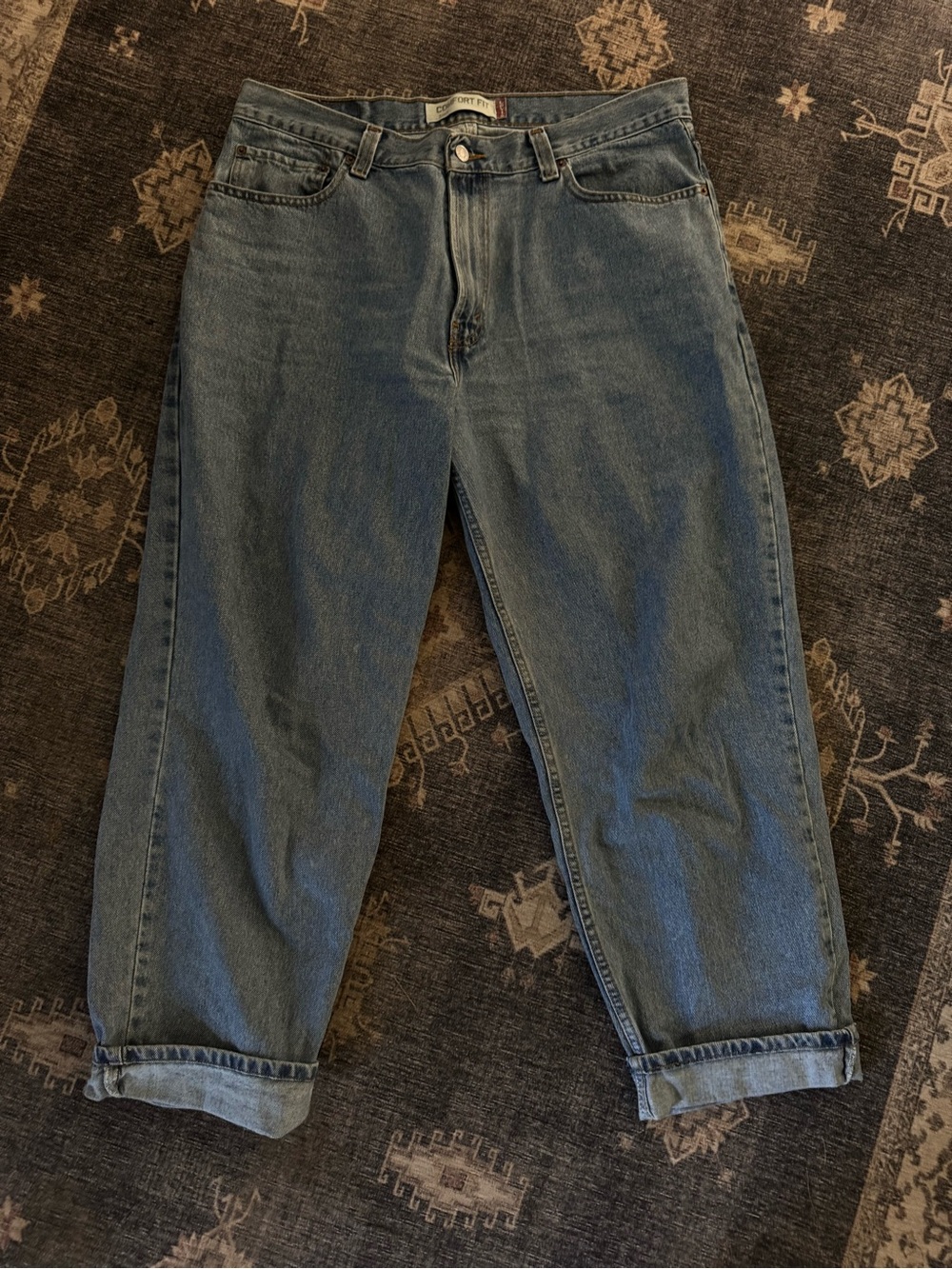 Levi's Relaxed Fit Men's Denim Jeans - Faded Blue